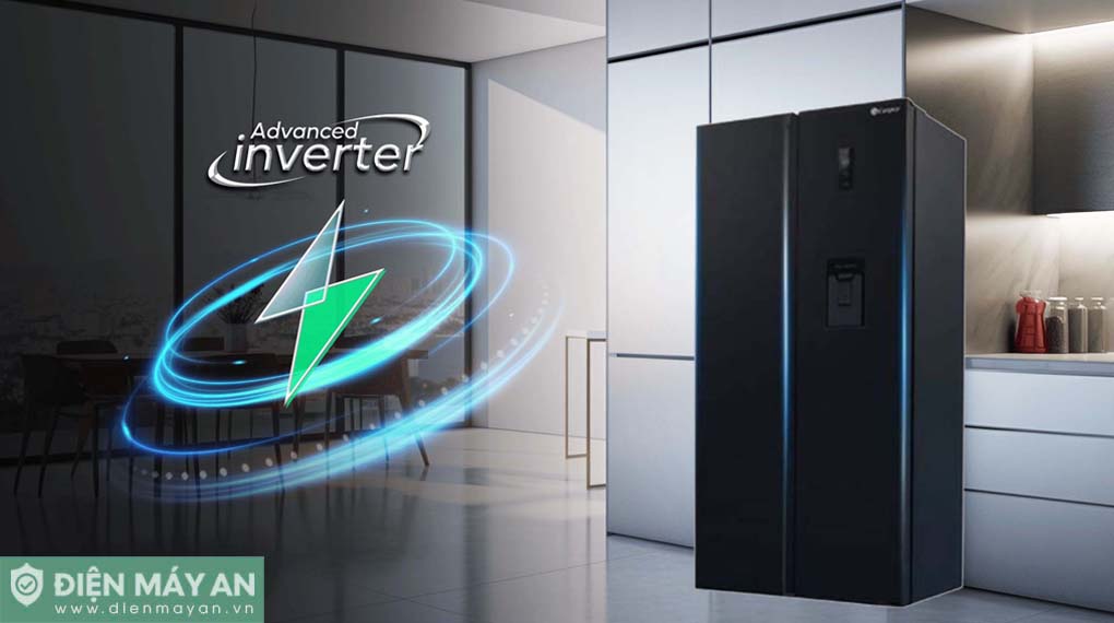 Tủ Lạnh Casper Inverter ProFresh 530 Lít Side By Side RS-E530PBS - công nghệ tiết kiệm điện